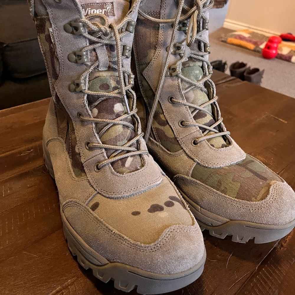 Viper Tactical Camouflage Boots Size 12 - Picture 9 of 9